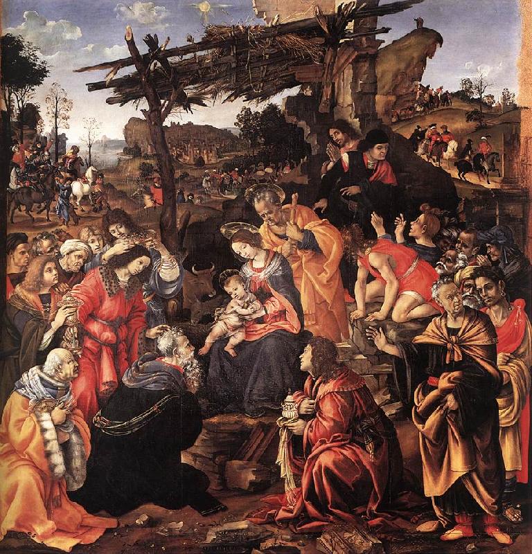 LIPPI, Filippino Adoration of the Magi sg Germany oil painting art